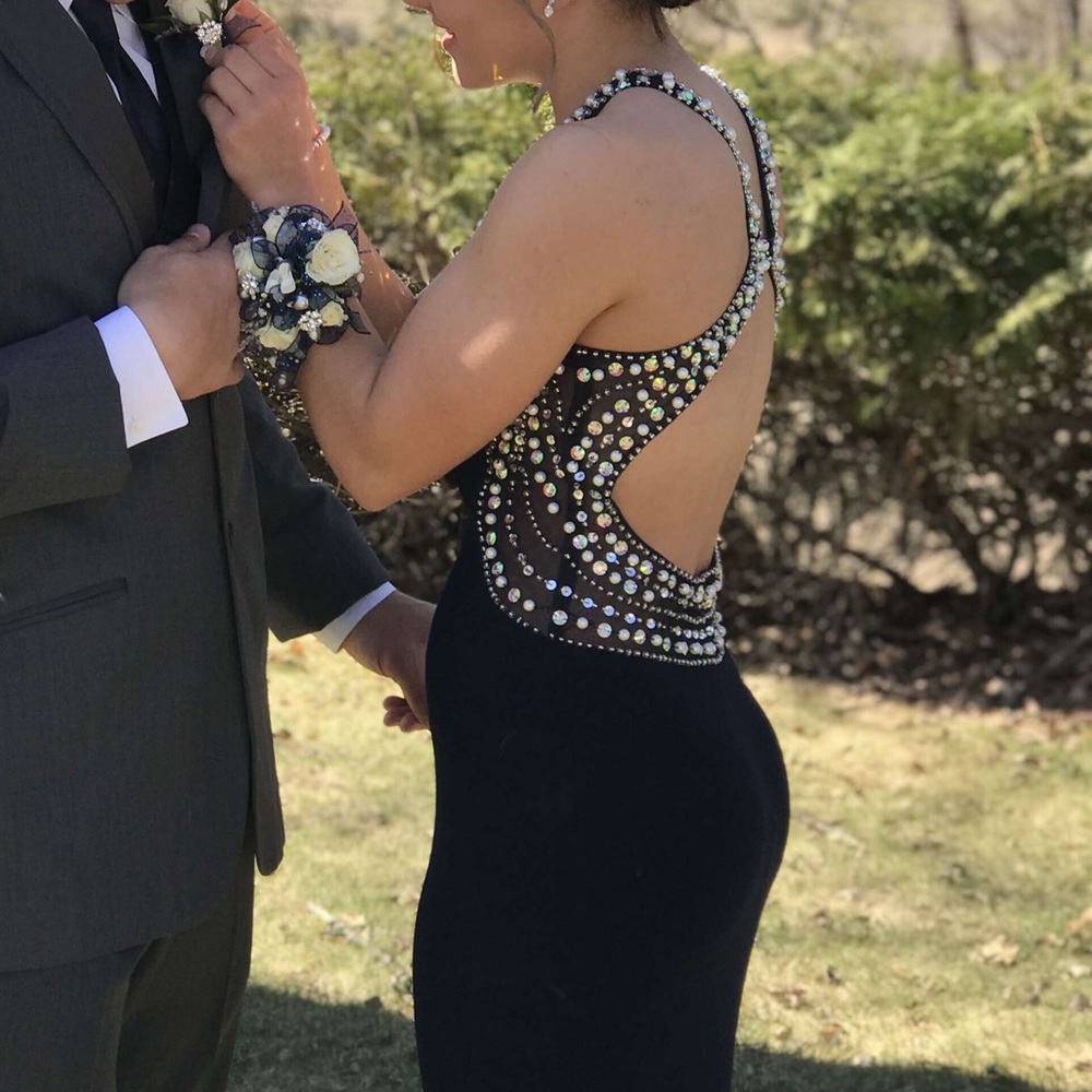 Navy Blue Prom dress